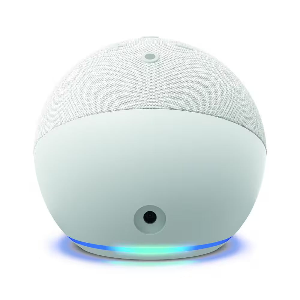 Echo Dot (5Th Gen, 2022 Release) with Clock Smart Speaker with Clock and Alexa, Glacier White