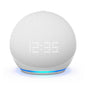 Echo Dot (5Th Gen, 2022 Release) with Clock Smart Speaker with Clock and Alexa, Glacier White