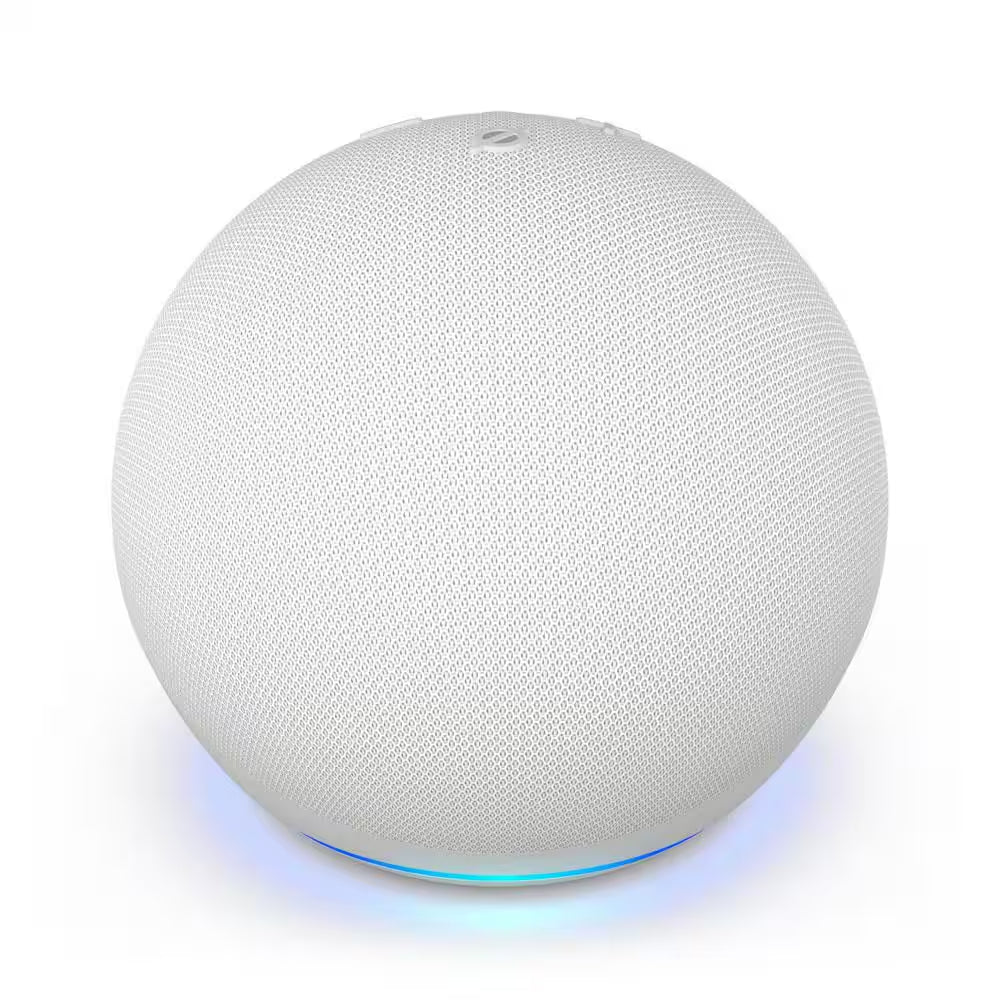 Echo Dot (5Th Gen, 2022 Release) with Clock Smart Speaker with Clock and Alexa, Glacier White
